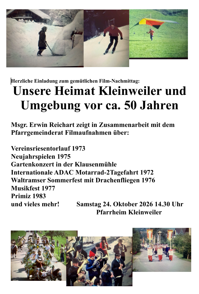 Vortrag in Kleinweiler